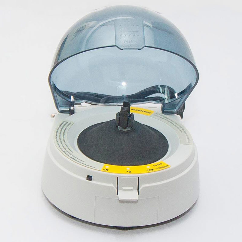 40mm x12 Hematocrit MINI Centrifuge, 4/6 tube rotor Single Centrifuge Three Speed 4000-10000r/m for 1.5ml/0.5ml/0.2ml